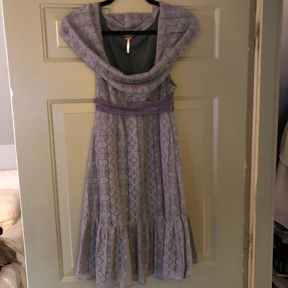 Free People cowl neck sweater dress
